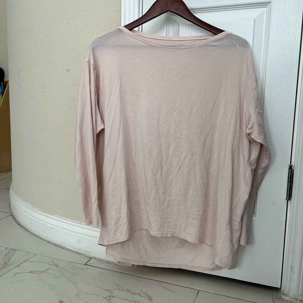 Lululemon Back in Action Long Sleeve - Women's Top - Ballet Slipper